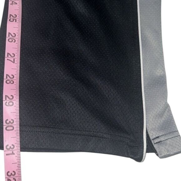Nike Dri-Fit Black & Gray Track Pants S Polyester Athleisure Wear - Picture 12 of 12